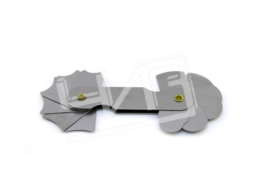 Набор шаблонов радиусных №2 (R 8-25мм) по ГОСТ 4126-82 с калибровкой